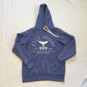 US Vintage Gulf Shores Alabama Est‎ 1902 Whale Tail Graphic Hoodie